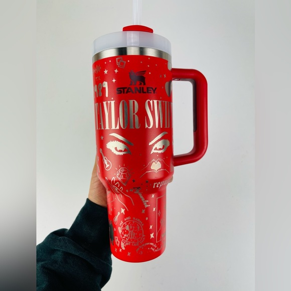 Stanley Other - Stanley 40oz Tumbler Red Lava Tylor Swift Engraved